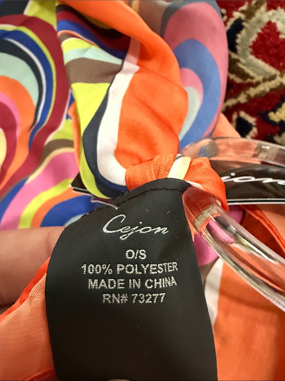 Cejon Multi-Color Scarf - Picture 4 of 10